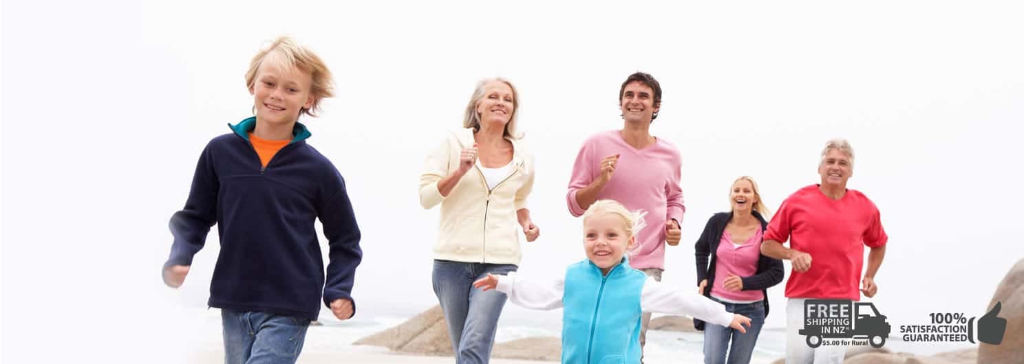 Family on beach Natures Nurse created to help you heal naturally and for all your family. Rapid Recovery Sports Repair Cream helps quickly treat pain and strains from sport injury, Family Care Cream is ideal for toddlers, mums to be and great to keep grand ma and grand pa moving easily too. Lice Lather keeps your whole family clear of horrible headlice and nasty nits easy, fast, and safe. Try these on your family too.