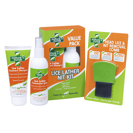 For best fast natural Head Lice & Nit Treatment - Lice Lather Value Pack with Head Lice Treatment Shampoo, Prevention Spray & NZ Best Nit Comb - effective lice treatment best in NZ -smells great works fast and keeps your family free from nasty nits and horrible headlice fast