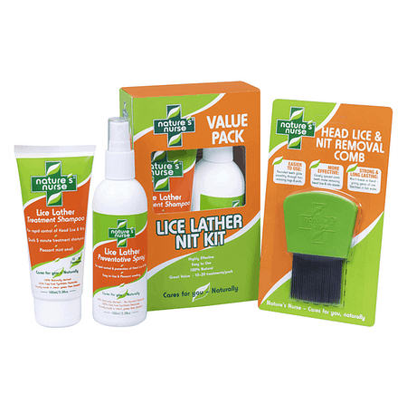 For best fast natural Head Lice & Nit Treatment - Lice Lather Value Pack with Head Lice Treatment Shampoo, Prevention Spray & NZ Best Nit Comb - effective lice treatment best in NZ -smells great works fast and keeps your family free from nasty nits and horrible headlice fast