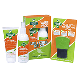 For best fast natural Head Lice & Nit Treatment - Lice Lather Value Pack with Head Lice Treatment Shampoo, Prevention Spray & NZ Best Nit Comb - effective lice treatment best in NZ -smells great works fast and keeps your family free from nasty nits and horrible headlice fast
